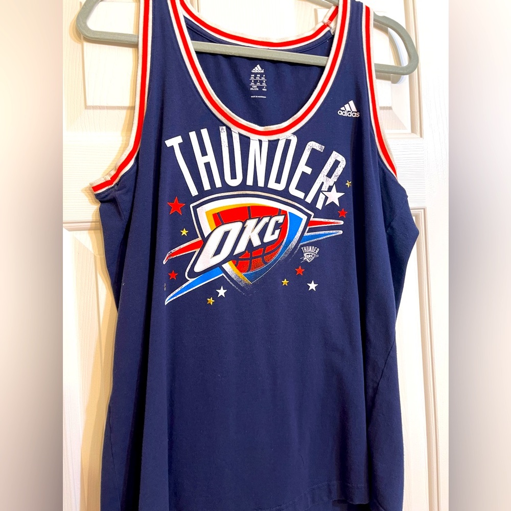 Adidas OKC Thunder 2XL stadium tank top